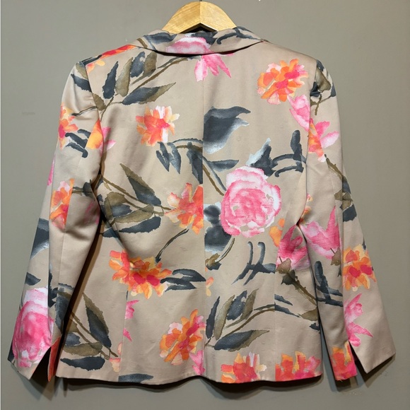 FONTANA ROSA Vintage Handmade in Italy Two-Piece Floral Dress & Blazer Set - Picture 9 of 11